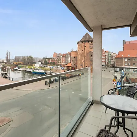 Waterlane Riverside - Spa, Pool, Gym & Parking By Downtown Apartments Gdansk Habitación foto