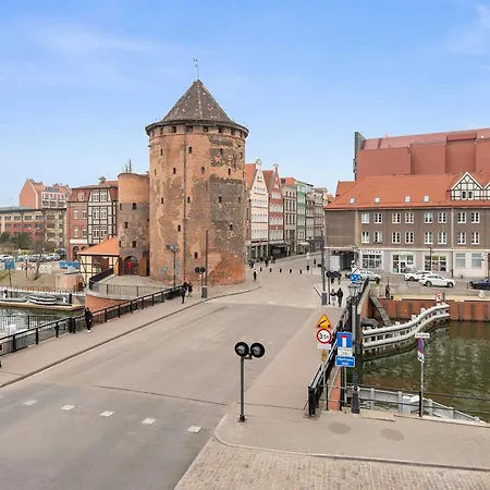 Waterlane Riverside - Spa, Pool, Gym & Parking By Downtown Apartments Gdansk Exterior foto