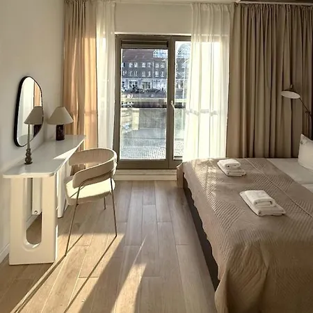 Waterlane Riverside - Spa, Pool, Gym & Parking By Downtown Apartments Gdansk Exterior foto