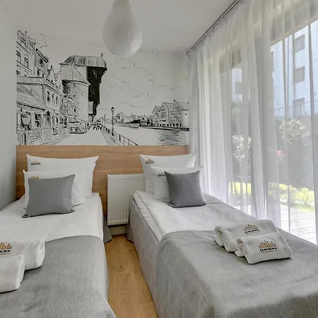 Waterlane Riverside - Spa, Pool, Gym & Parking By Downtown Apartments Gdansk Room photo