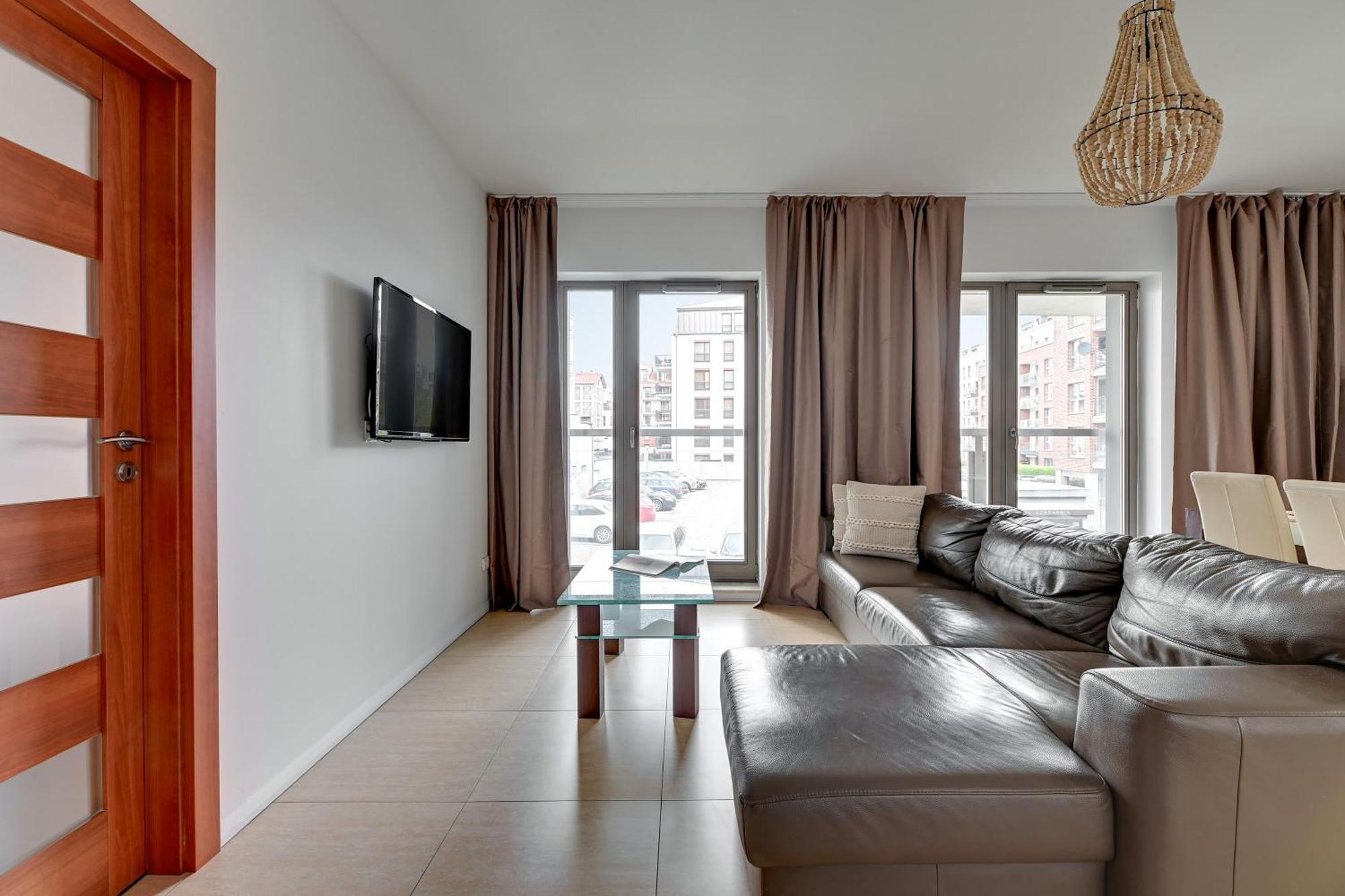 Waterlane Riverside - Spa, Pool, Gym & Parking By Downtown Leilighet Gdańsk