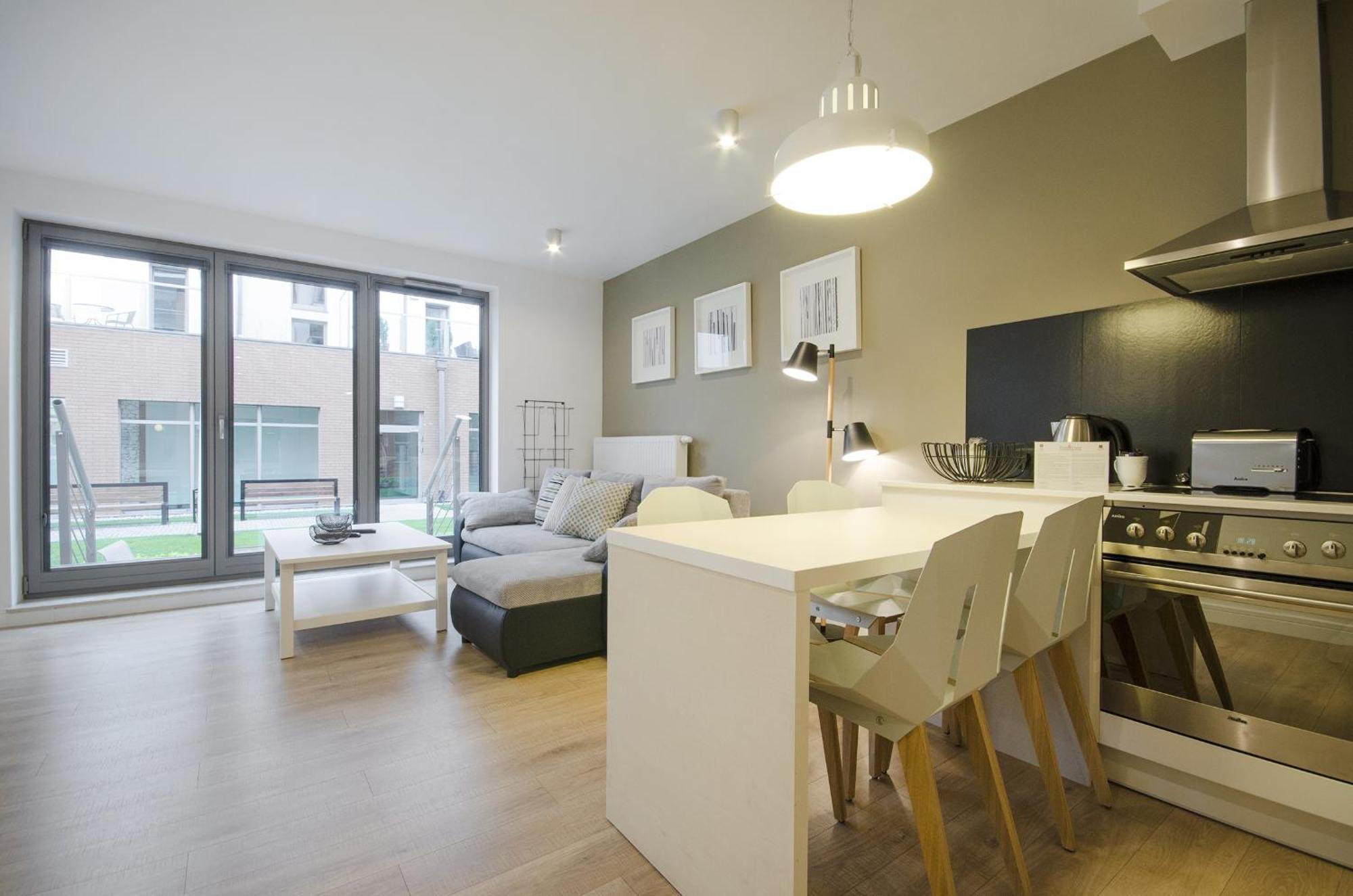 Apartamento Waterlane Riverside - Spa, Pool, Gym & Parking By Downtown Gdansk