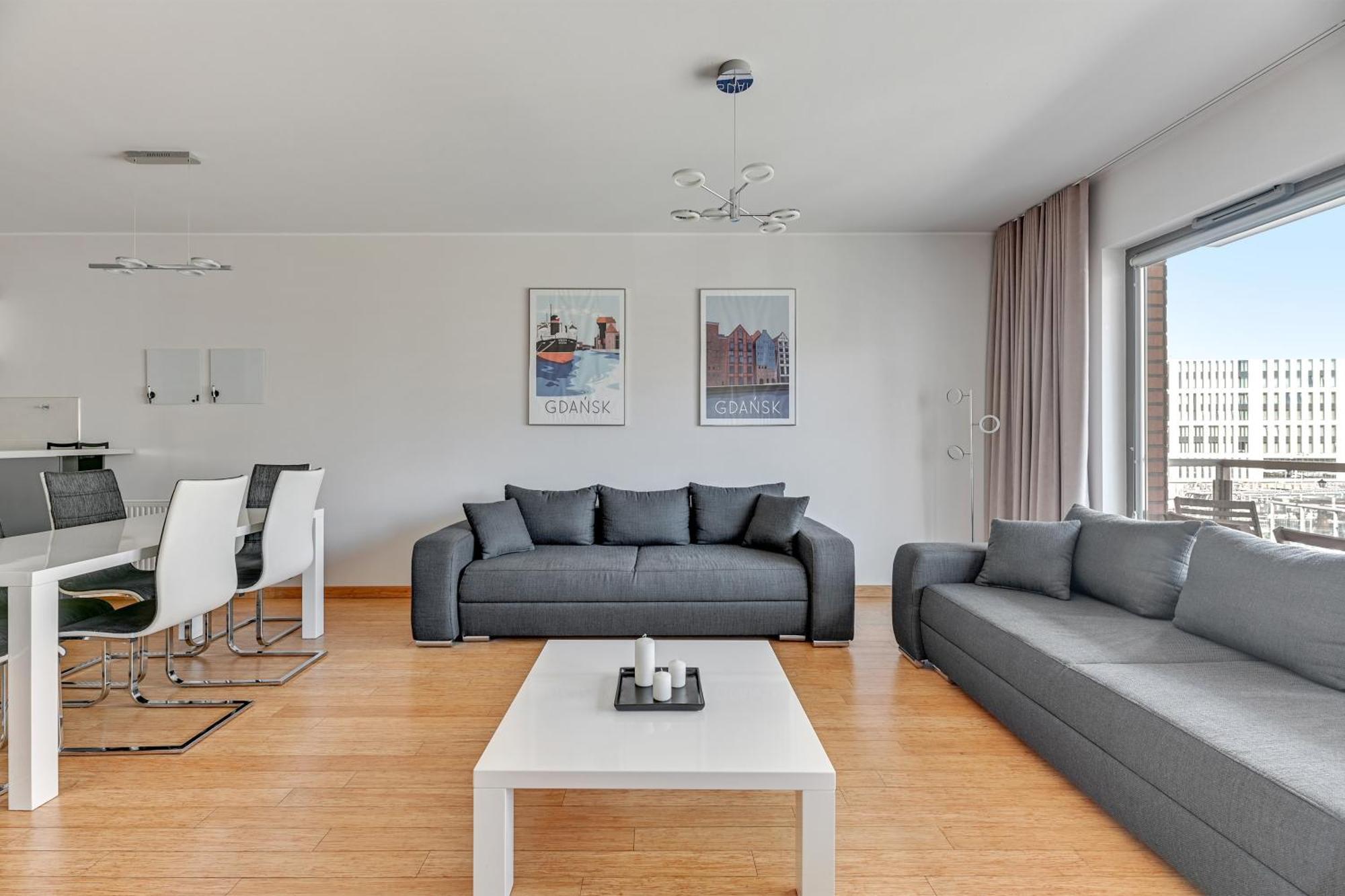Waterlane Riverside - Spa, Pool, Gym & Parking By Downtown Apartamento Gdansk